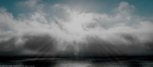 Fog and Clouds Teasing the Windy Shore