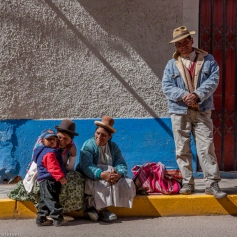 Local family in Puno