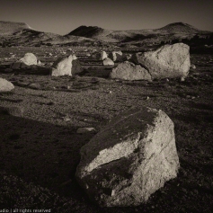 Rocks at First Light version three